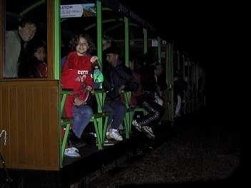 un train s'enfonce dans la nuit...